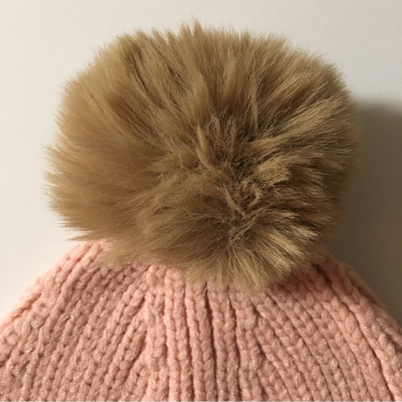 Steve Madden Pink Pom Winter Hat - Picture 4 of 7